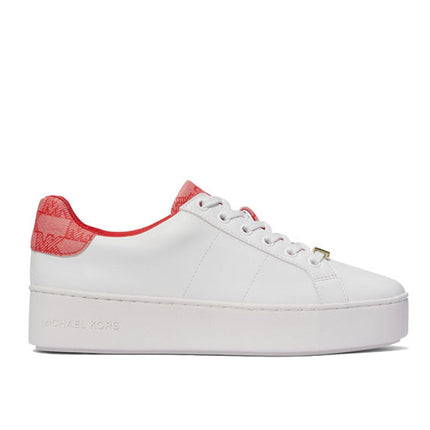 Michael Kors Women's Poppy Logo Trim Sneaker Dark Sangria