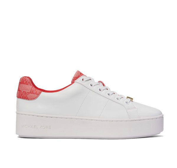 Michael Kors Women's Poppy Logo Trim Sneaker Dark Sangria