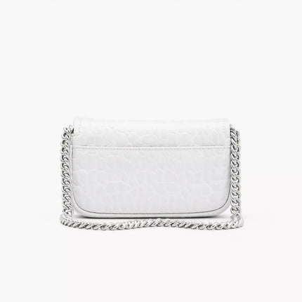 Marc Jacobs Women's The Croc Embossed J Marc Mini Bag Ivory