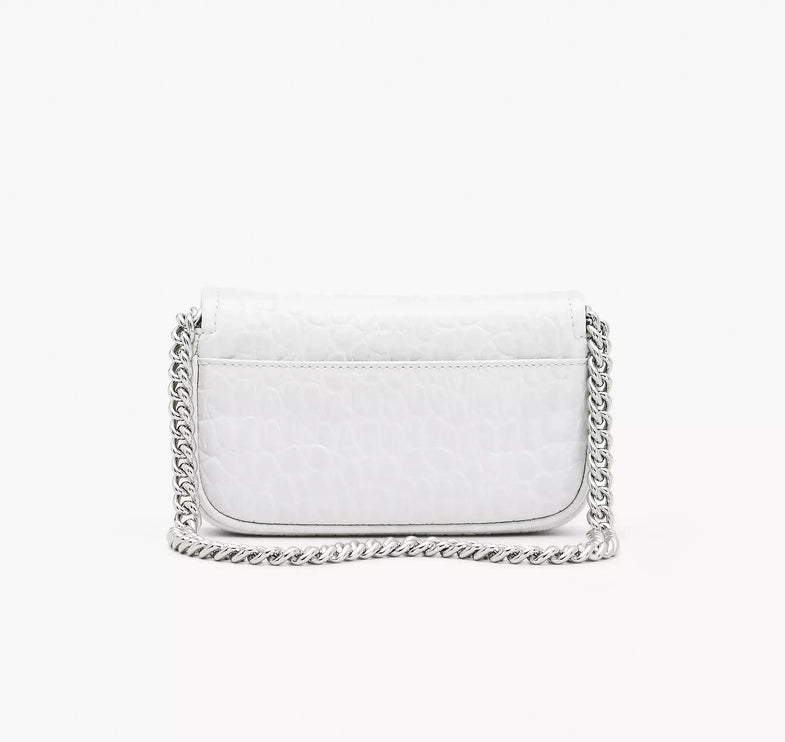 Marc Jacobs Women's The Croc Embossed J Marc Mini Bag Ivory