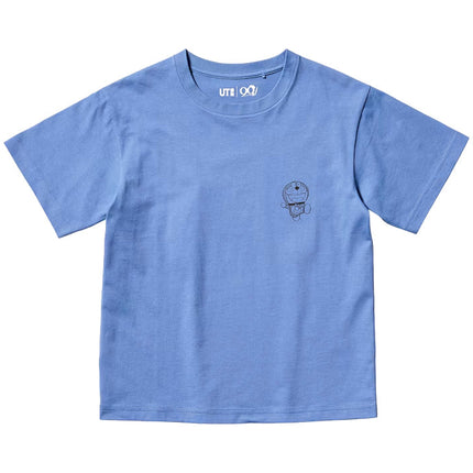 Uniqlo Kid's Fujiko-F-Fujio 90th UT Short Sleeve T-Shirt 63 Blue