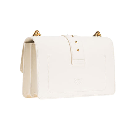 Pinko Women's Classic Love Bag Simply White