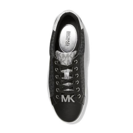 Michael Kors Women's Poppy Color Block Logo Sneaker Black