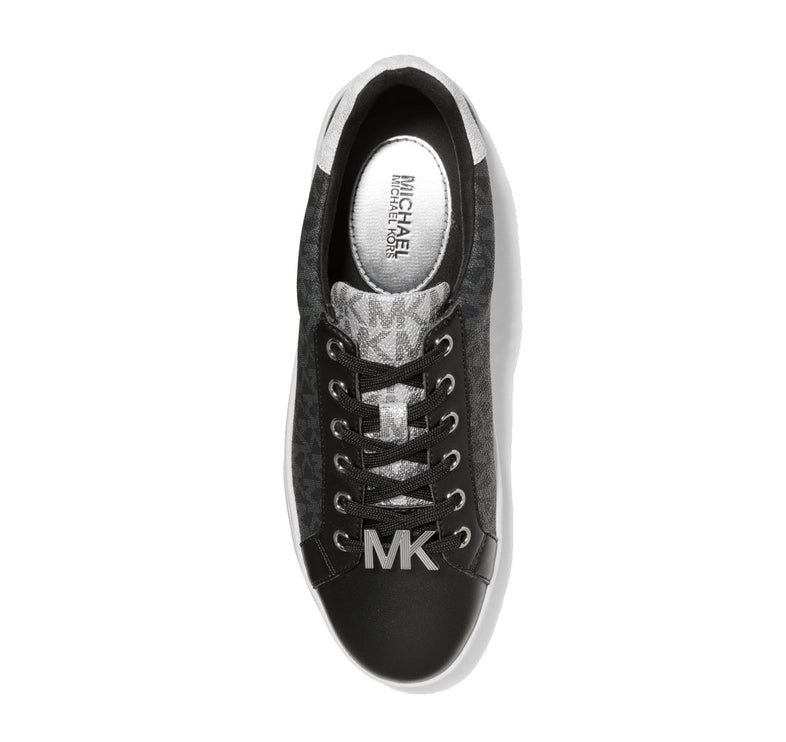 Michael Kors Women's Poppy Color Block Logo Sneaker Black