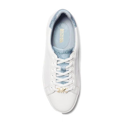 Michael Kors Women's Poppy Logo Trim Sneaker Pale Blue - Hemen Kargoda