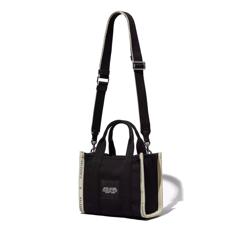 Marc Jacobs Women's The Jacquard Small Tote Bag Black - Ready to Ship