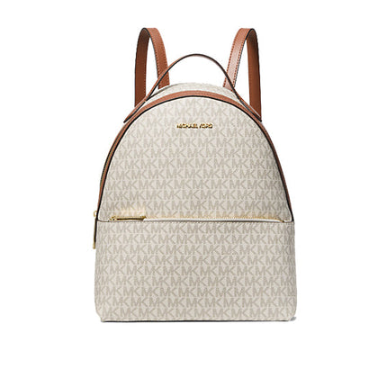 Michael Kors Women's Sheila Medium Logo Backpack Vanilla