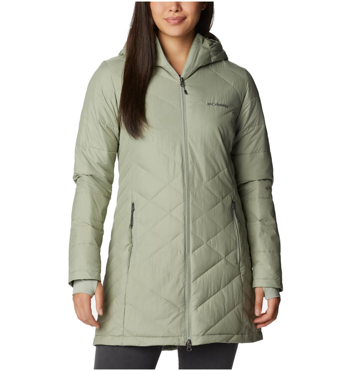 Columbia Women's Heavenly Long Hooded Jacket Safari