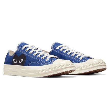 Converse x Comme des Garçons PLAY Chuck 70 Low Top Blue/Black/Egret