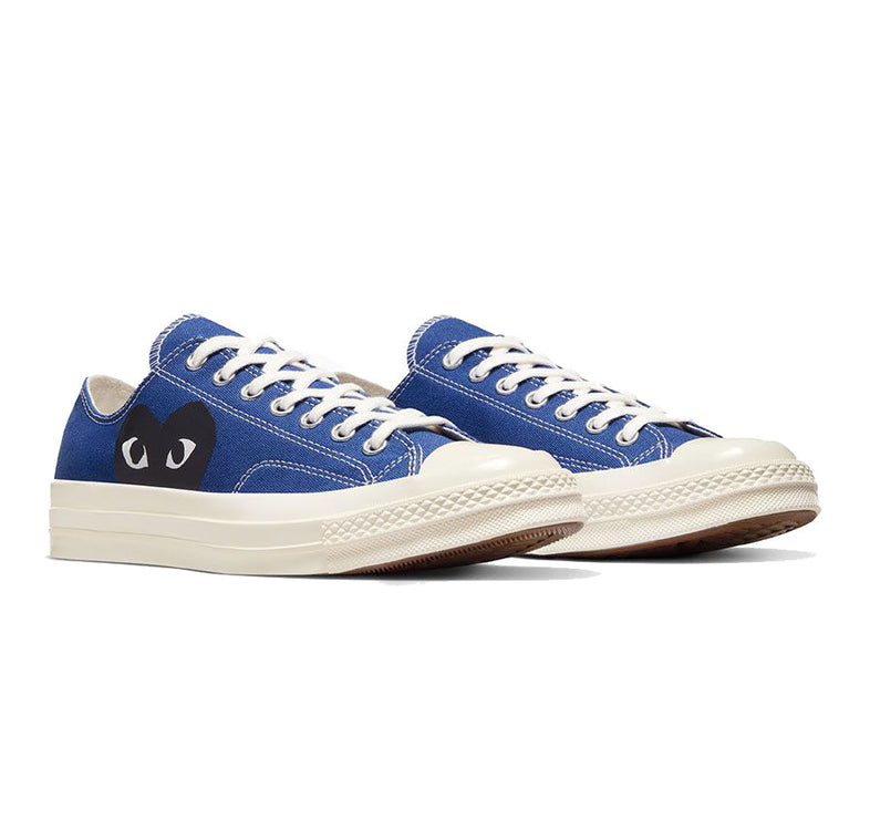 Converse x Comme des Garçons PLAY Chuck 70 Low Top Blue/Black/Egret