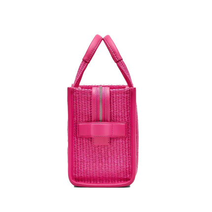 Marc Jacobs Women's The Woven Small Tote Bag Hot Pink