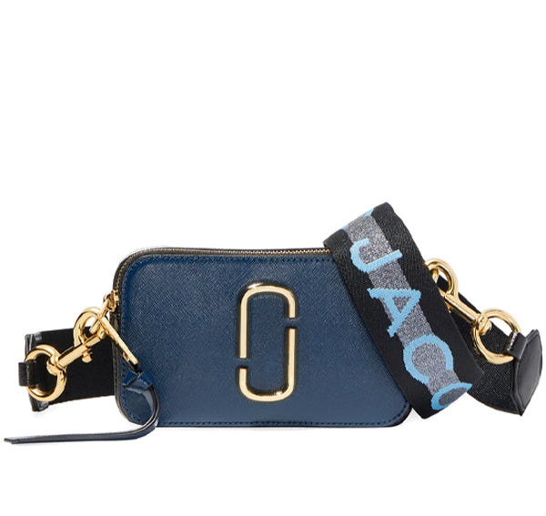 Marc Jacobs Women's The Snapshot Crossbody Bag Sea Blue Multi