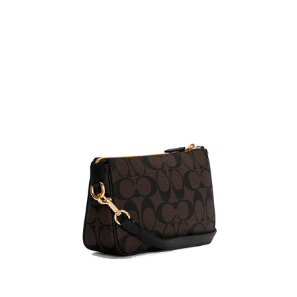 Coach Women's Nolita 19 In Signature Canvas Gold/Brown Black