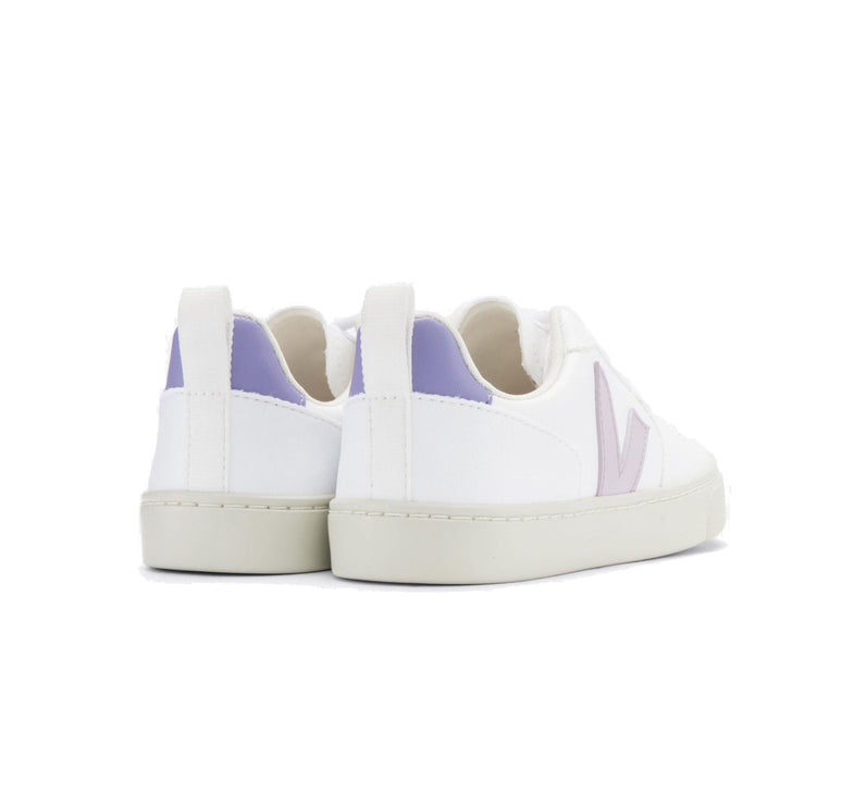 Veja Grade School V-10 Laces CWL White Parme Lavande