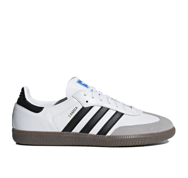 Adidas Samba OG Shoes Cloud White/Core Black/Clear Granite B75806 - Ready to Ship