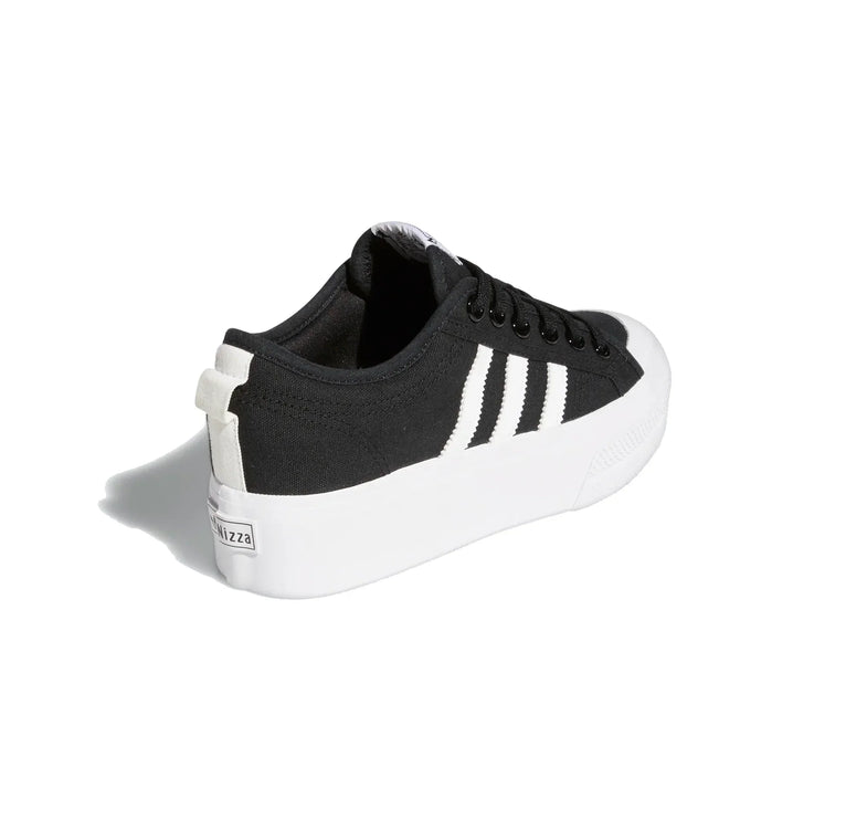 Adidas Women's Nizza Platform Shoes Core Black/Cloud White/Cloud White FV5321