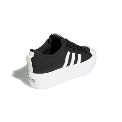 Adidas Women's Nizza Platform Shoes Core Black/Cloud White/Cloud White FV5321 - Ready to Ship