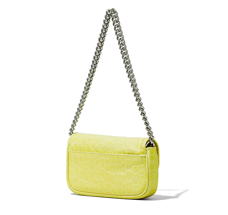 Marc Jacobs Women's The Croc Embossed J Marc Mini Bag Tender Yellow