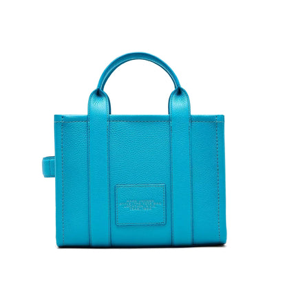 Marc Jacobs Women's The Leather Small Tote Bag Aqua