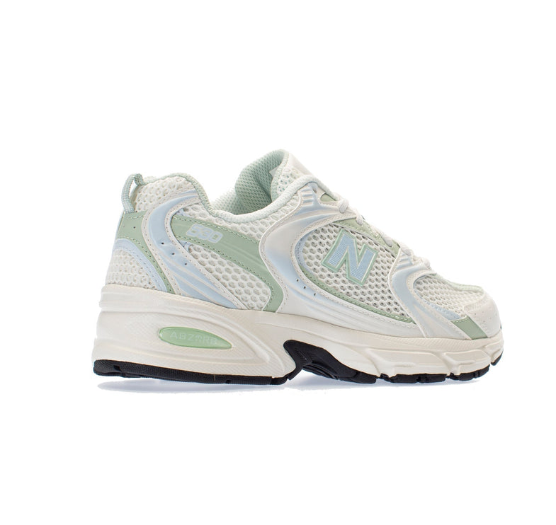 New Balance 530 Sea Salt with Ice Blue and Silver Moss MR530ZO - Special Price