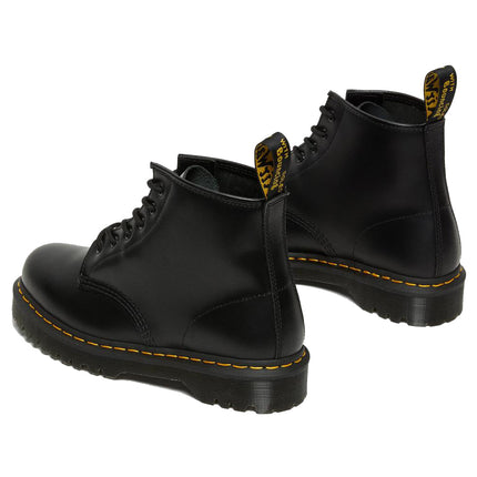 Dr. Martens Women's 101 Bex Smooth Leather Ankle Boots Black - Special Price