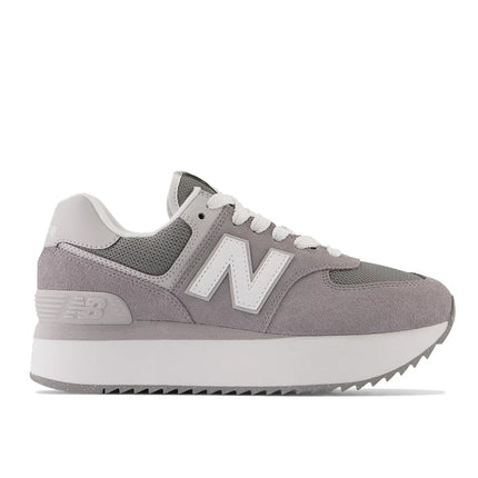 New Balance Women's 574+ Shadow Grey With Rain Cloud and White WL574ZSD - Special Price