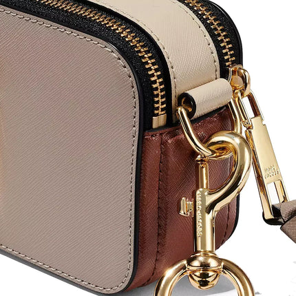 Marc Jacobs Women's The Snapshot Crossbody Bag Cement Multi - Ready to Ship