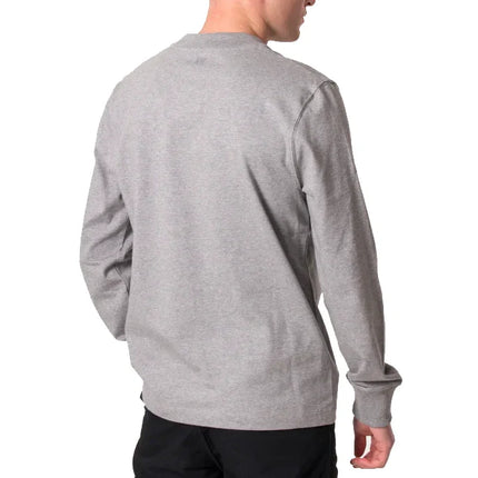 AMI Alexandre Mattiussi Unisex Ami de Coeur Long Sleeves T-Shirt Heather Grey