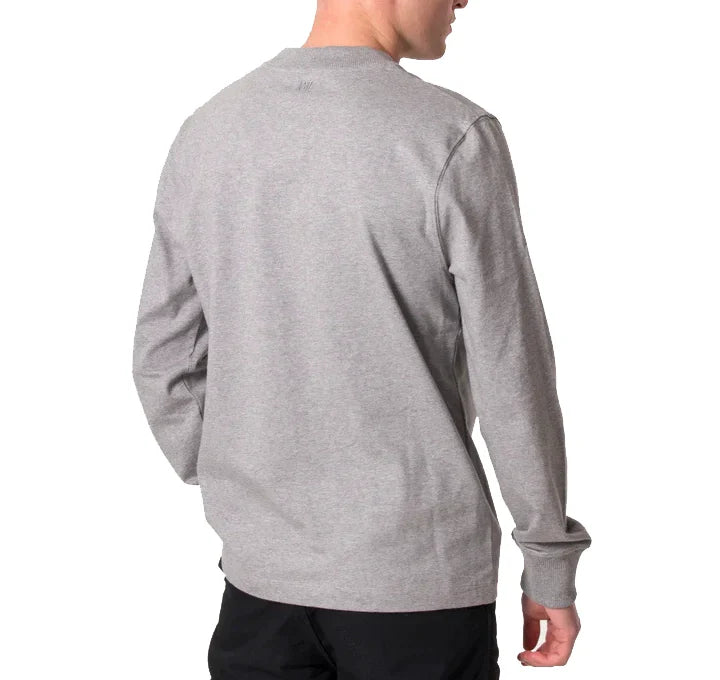 AMI Alexandre Mattiussi Unisex Ami de Coeur Long Sleeves T-Shirt Heather Grey