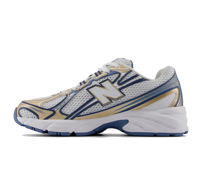 New Balance 740 Heron Blue with Vintage Indigo and Gold Metallic U740HB2