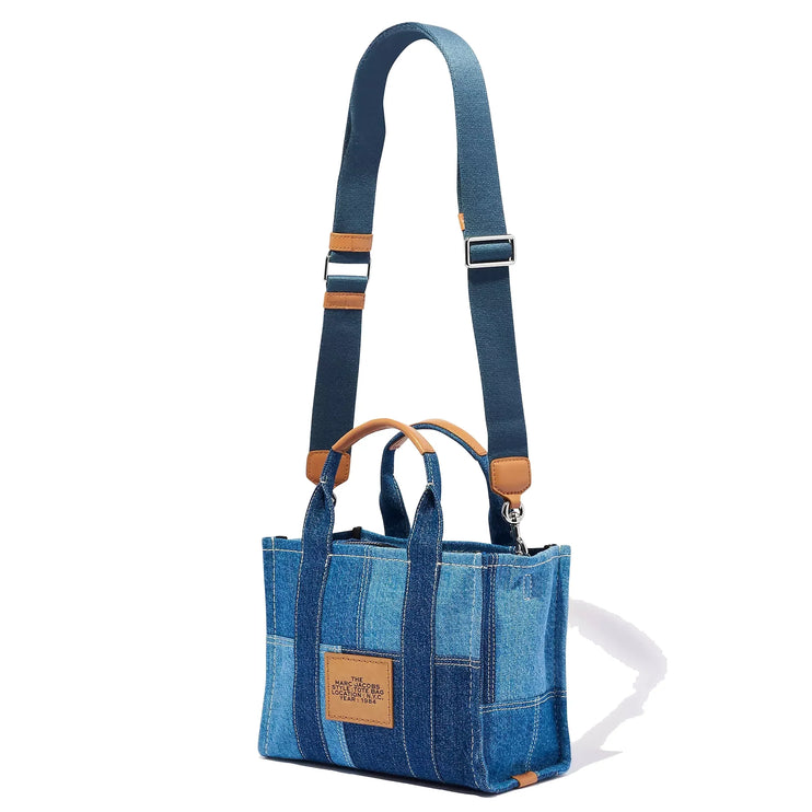 Marc Jacobs Women's The Denim Small Tote Bag Blue - Ready to Ship