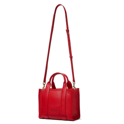 Marc Jacobs Women's The Leather Small Tote Bag True Red