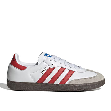 Adidas Samba OG Shoes Cloud White/Better Scarlet/Supplier Colour IG1025 - Ready to Ship