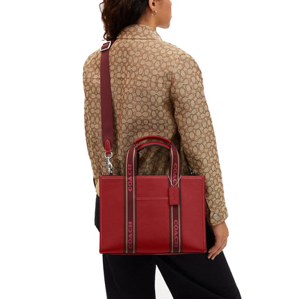 Coach Women's Smith Tote Silver/1941 Red Multi