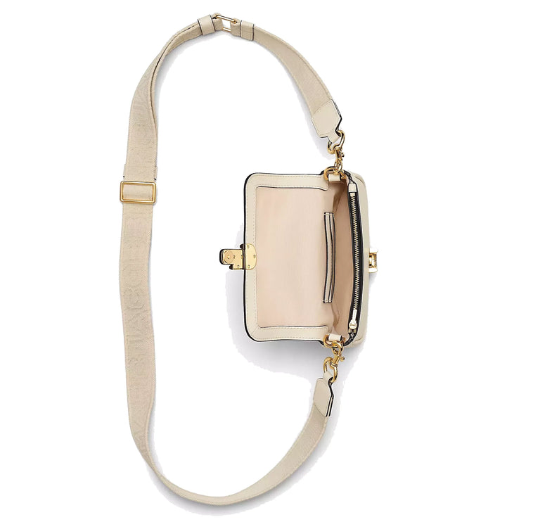 Marc Jacobs Women's The J Marc Mini Bag Strap Cloud White/Gold