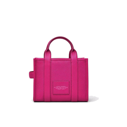 Marc Jacobs Women's The Leather Small Tote Bag Lipstick Pink