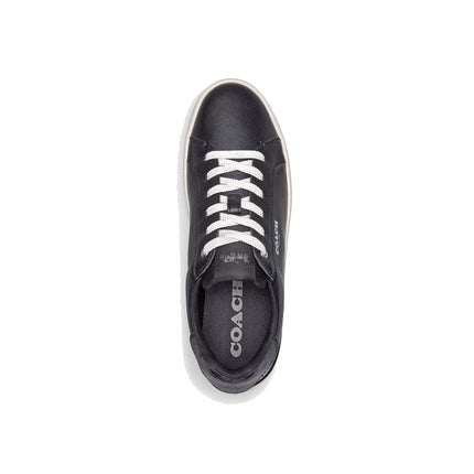 Coach Women's Clip Low Top Sneaker Black Charcoal