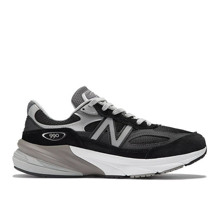 New Balance Men's Made in USA 990v6 Black with White M990BK6