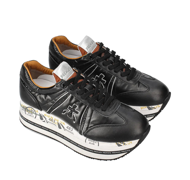 Premiata Women's Beth Sneakers Black 6045