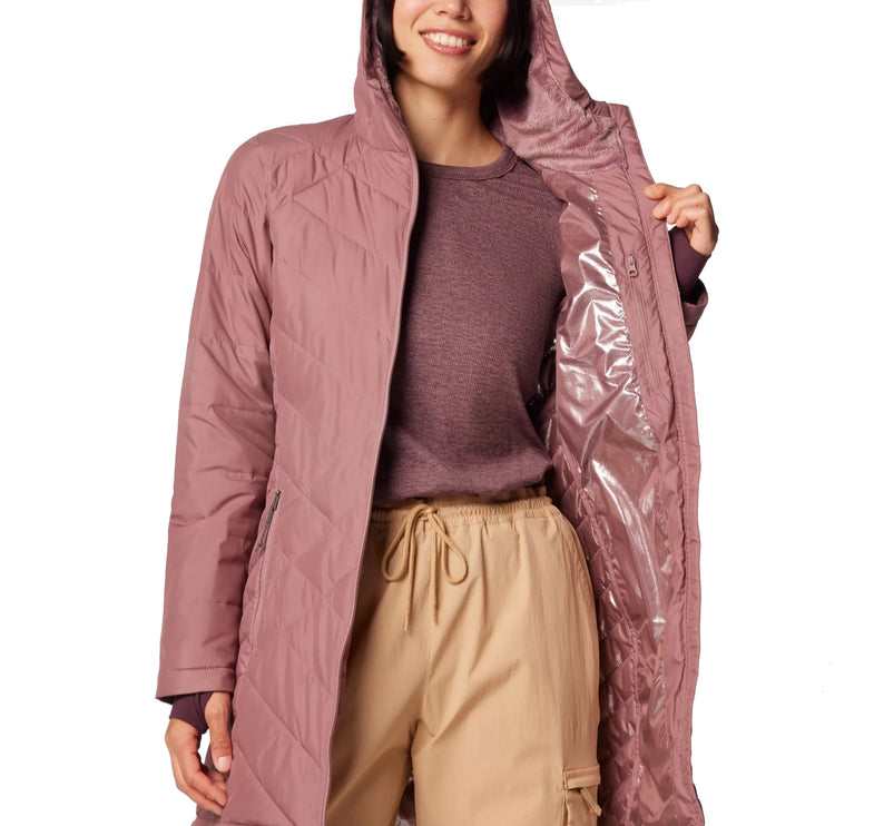 Columbia Women's Heavenly Long Hooded Jacket Fig