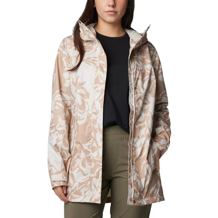 Columbia Women's Splash A Little III Printed Jacket Canoe Leafall Print