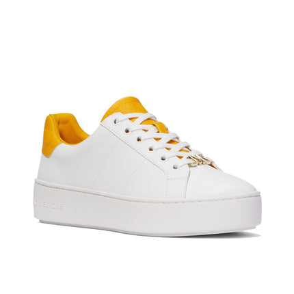 Michael Kors Women's Poppy Logo Trim Sneaker Jasmine Yellow