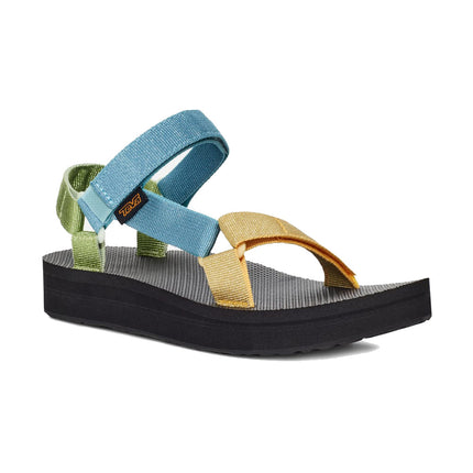 Teva Women's Midform Universal Sandals Metallic Blue Multi