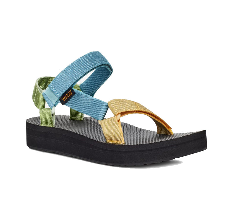 Teva Women's Midform Universal Sandals Metallic Blue Multi