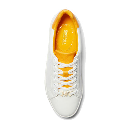 Michael Kors Women's Poppy Logo Trim Sneaker Jasmine Yellow