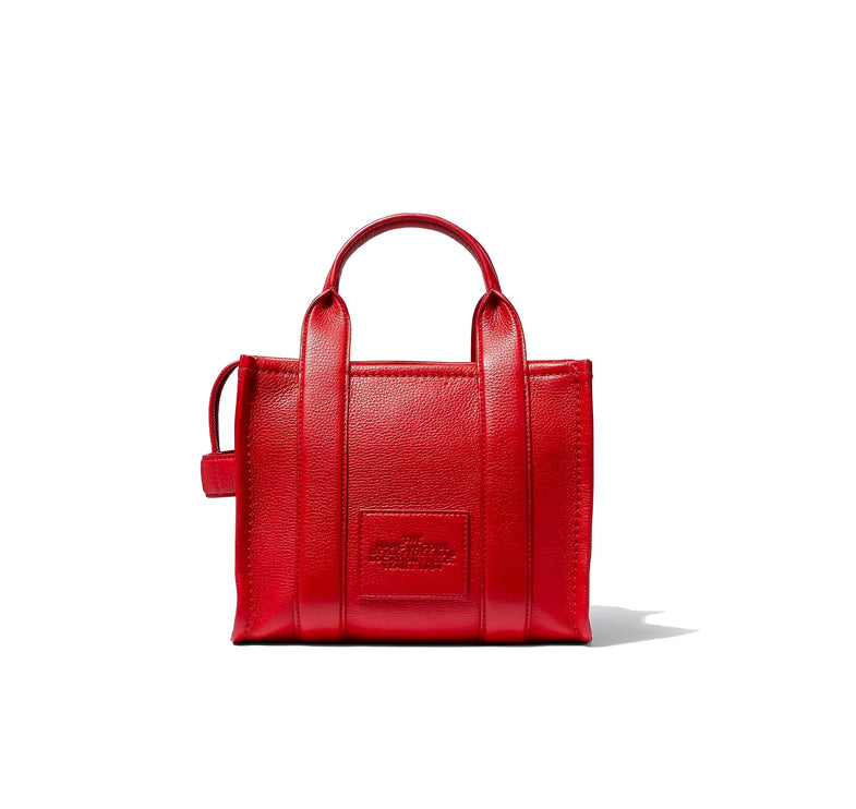 Marc Jacobs Women's The Leather Small Tote Bag True Red