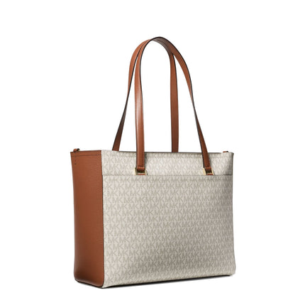 Michael Kors Women's Maisie Large Logo 3-in-1 Tote Bag Vanilla