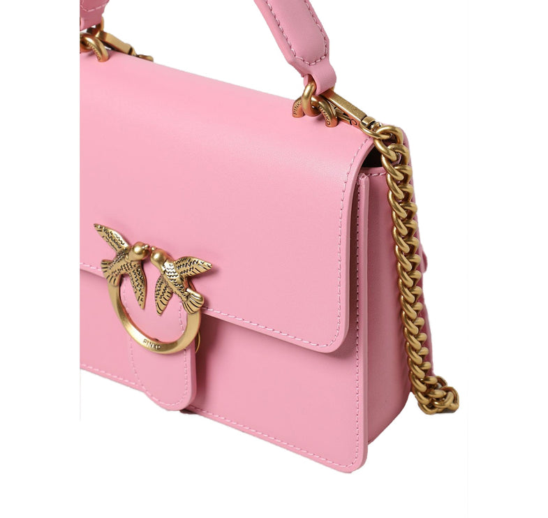 Pinko Women's Mini Love Bag One Top Handle Light Simply Baby Pink