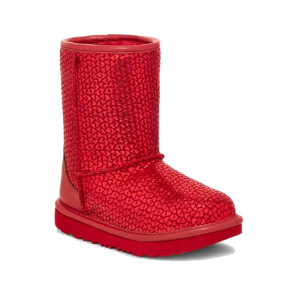 UGG Toddlers Classic II Gel Hearts Red