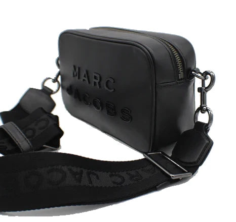 Marc Jacobs Women's Flash Leather Crossbody Bag Full Black